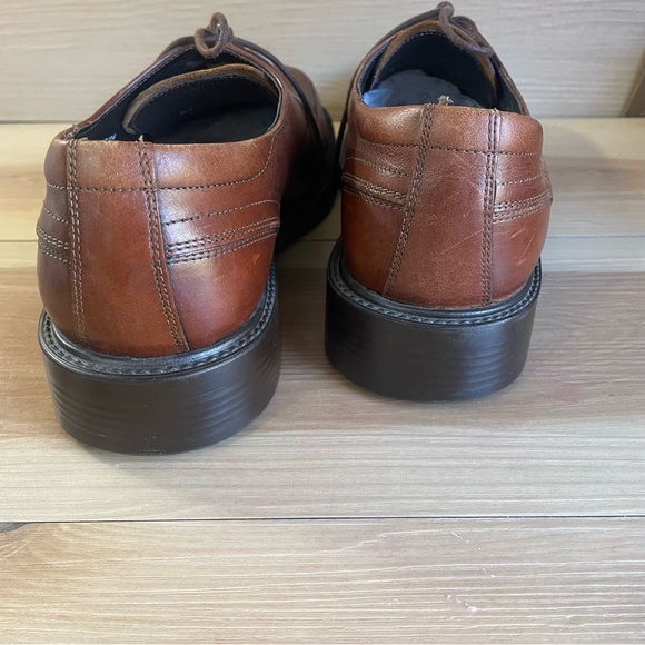 Bostonian Flexlite Men's Dress Shoes Size 10 M Leather Chestnut Brown - Picture 3 of 7